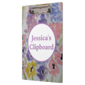 Sommerliche Wildblumen Klemmbrett (Links)