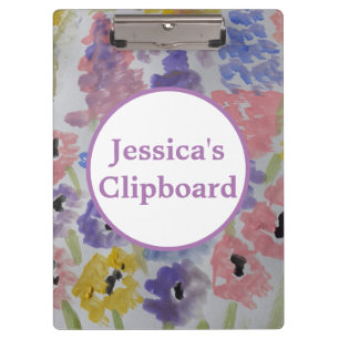 Sommerliche Wildblumen Klemmbrett