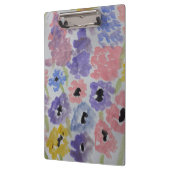 Sommerliche Wildblumen Klemmbrett (Links)