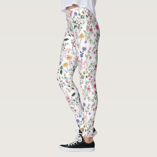 Sommerliche Wildblumen Leggings (Links)