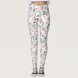 Sommerliche Wildblumen Leggings