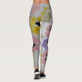Sommerliche Wildblumen Leggings (Rückseite)