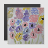 Sommerliche Wildblumen Magnetkarte (Vorne/Hinten)