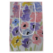 Sommerliche Wildblumen Mittlere Geschenktüte (Rückseite)