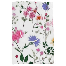 Sommerliche Wildblumen Mittlere Geschenktüte