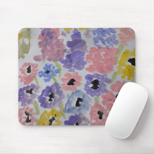 Sommerliche Wildblumen Mousepad (Mit Mouse)