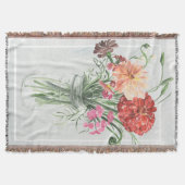 Sommerliche Wildblumen - Pinks und Reds Decke (Vorderseite)