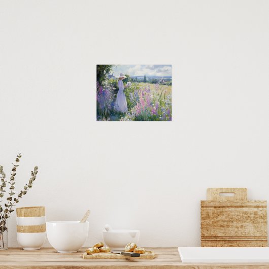 Sommerliche Wildblumen Poster (Küche)