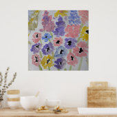 Sommerliche Wildblumen Poster (Küche)