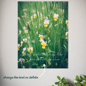 Sommerliche Wildblumen Poster