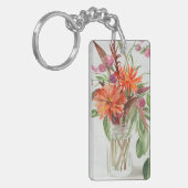 Sommerliche Wildblumen Schlüsselanhänger (Vorderseite links)