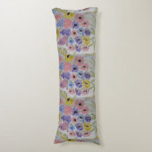 Sommerliche Wildblumen Seitenschläferkissen (Vorderseite Vertikal)