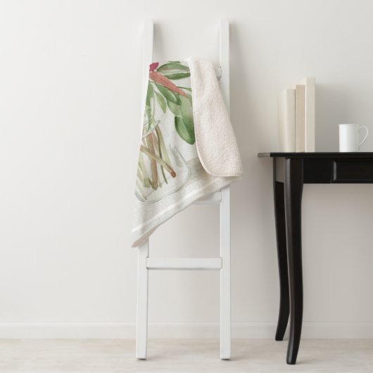 Sommerliche Wildblumen Sherpadecke (Beispiel)