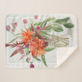 Sommerliche Wildblumen Sherpadecke (Vorderseite (Horizontal))