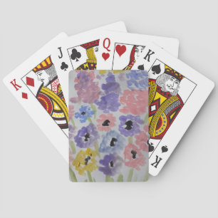 Sommerliche Wildblumen Spielkarten