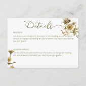 Sommerliche Wildblumen & Tageszeitungen Begleitkarte (Vorderseite)