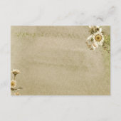 Sommerliche Wildblumen & Tageszeitungen Begleitkarte (Rückseite)