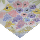 Sommerliche Wildblumen Tischdecke (Schrägansicht)
