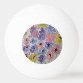 Sommerliche Wildblumen Tischtennisball (Vorderseite)