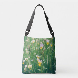 Sommerliche Wildblumen Tragetaschen Mit Langen Trägern