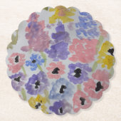 Sommerliche Wildblumen Untersetzer (Vorderseite)