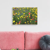 Sommerliche Wildblumen von Loch Ness Leinwanddruck (Insitu (Wohnzimmer))