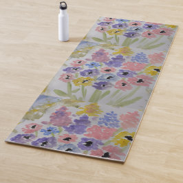 Sommerliche Wildblumen Yogamatte