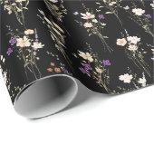 Sommerliche Wildblumensträuße Geschenkpapier (Rolleneckpunkt)