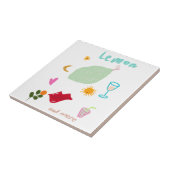 sommerliche Zierfliesen Fliese (Seite)