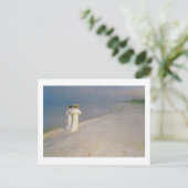 Sommerlicher Abend am Südstrand von Skagen Postkarte (Stehend Vorderseite)