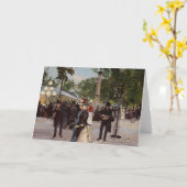 Sommerlicher Abend in Tivoli | Paul Fischer Karte (Gelbe Blume)