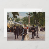 Sommerlicher Abend in Tivoli | Paul Fischer Postkarte (Vorne/Hinten)