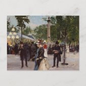 Sommerlicher Abend in Tivoli | Paul Fischer Postkarte (Vorderseite)
