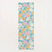 Sommerlicher Blumenprint Yogamatte (Rückseite)