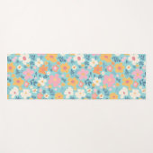 Sommerlicher Blumenprint Yogamatte (Vorderseite (Horizontal))
