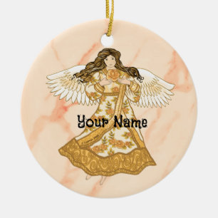 Sommerlicher christlicher Engel Keramik Ornament