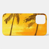 Sommerlicher Hintergrund tropischer Palmen Case-Mate iPhone Hülle (Rückseite (Horizontal))