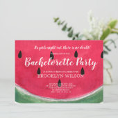 Sommerlicher Junggeselinnen-Abschied Einladung Wat (Stehend Vorderseite)