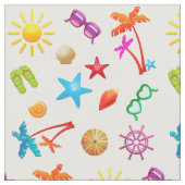 Sommerlicher Sonnenschein Stoff (Nahaufnahme)