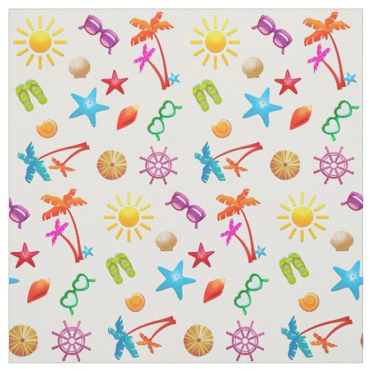 Sommerlicher Sonnenschein Stoff (Muster)