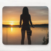 Sommerlicher Sonnenuntergang für den Geheimagenten Mousepad (Vorne)