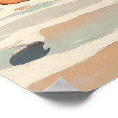 Sommerlicher Spaziergang durch das Mittelmeer Poster (Ecke)