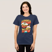 Sommerlicher Staat Tri-Blend Shirt (Vorderseite voll)