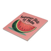 Sommerlicher Staat von Melon Retro Fliese (Seite)
