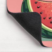 Sommerlicher Staat von Melon Retro Mousepad (Ecke)