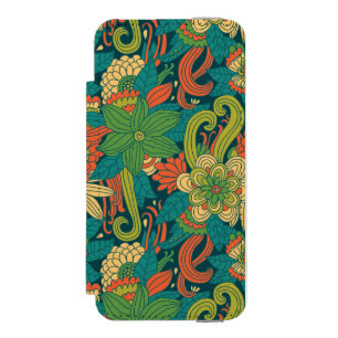 Sommerliches Blumenmuster Incipio Watson™ iPhone 5 Geldbörsen Hülle
