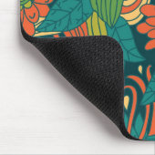 Sommerliches Blumenmuster Mousepad (Ecke)