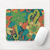 Sommerliches Blumenmuster Mousepad (Mit Mouse)