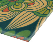 Sommerliches Blumenmuster Schneidebrett (Ecke)