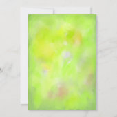 Sommerliches Party - Einladung von Flora (Rückseite)